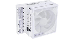 Lian Li Edge EG1000G 1000W Gold (White) (ATX 3.1) PCIE 5.1 (12V-2×6) 80 Plus Gold Full Modular Power Supply W/ Braided-Sleeved Cables + Detachable USB hub w/ 4 internal USB 2.0 Headers & 6 PWM Headers