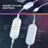 FIFINE AmpliGame H6W USB Headset for PC Gaming with RGB, In-line Controls of 7.1 Surround Sound, EQ modes Volume & Mute (White)