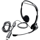 Logitech 960 USB HEADSET for Windows or macOS | NOISE-CANCELLING MIC