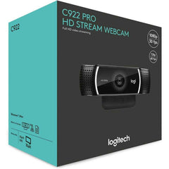 Logitech C922 Pro HD Stream Webcam, 1080p@30FPS, 720p@60FPS Camera for Streaming & Gaming Sessions, Comes w/ Tripod | C922 PRO |