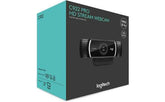 Logitech C922 Pro HD Stream Webcam, 1080p@30FPS, 720p@60FPS Camera for Streaming & Gaming Sessions, Comes with Tripod