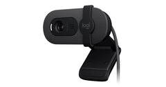 Logitech Brio 105 Full HD 1080p Business Webcam – Auto Light Balance, Integrated Privacy Shutter