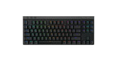 Logitech G G515 TKL, Wired Ultra-Slim Gaming Keyboard, Fully Customizable RGB, Double Layer PBT Keyboards, US International QWERTY Keyboard - Black