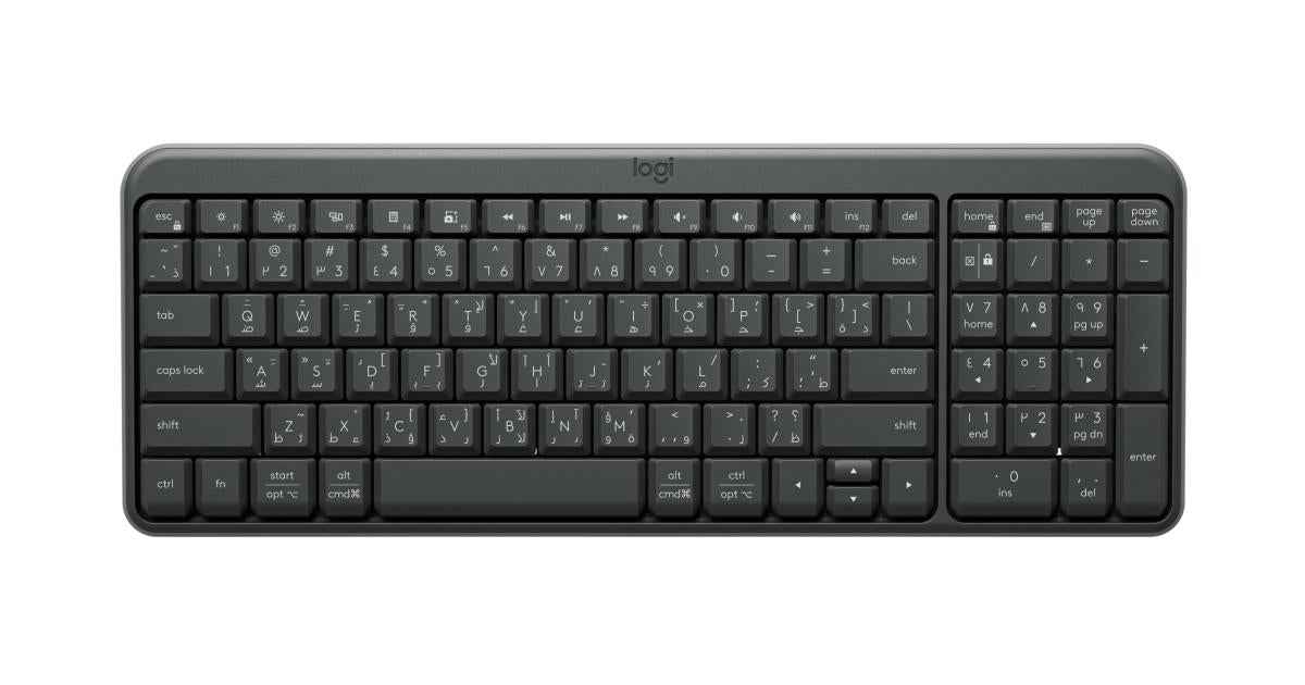 Logitech K250 Compact Bluetooth Wireless Keyboard Graphite