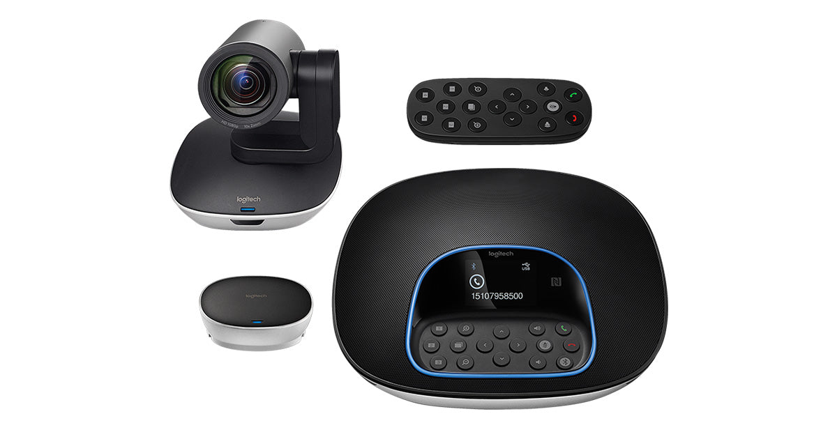 Logitech video conferencing group for mid to large-sized meeting rooms - CompuMe