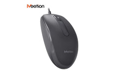Meetion M100 Wired Silent Mouse Black