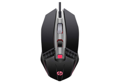 HP M270 Backlit USB Wired Gaming Mouse with 6 Buttons, 4-Speed Customizable 2400 DPI, Ergonomic Design