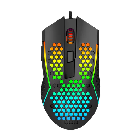 Redragon M987-K Lightweight 55g Honeycomb Gaming Mouse RGB 12000 dpi - CompuMe