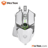 MeeTion MT-M990S RGB Programmable Gaming Mouse -White