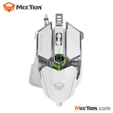 MeeTion MT-M990S RGB Programmable Gaming Mouse -White