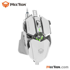 MeeTion MT - M990S RGB Programmable Gaming Mouse - White