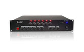 Aisp Ma 6250 6 Zone Mixer Amplifier with Siren 250w, audio