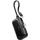 Mcdodo Mc 7760 Mdd Free Kit Series Power Bank with USB - C Plug Digital Display 5000mah 20w Portable Phone Charger Black