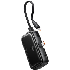 Mcdodo MC-7760 MDD Free kit Series Power Bank with USB-C Plug Digital Display 5000mAh 20W Portable Phone Charger - Black