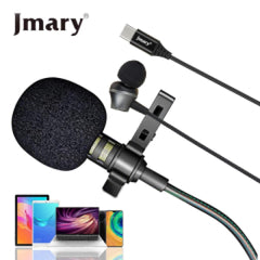 Jmary MC-R6S Professional Type-C Lavalier Microphone with Earphone