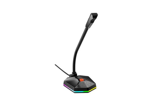 Meetion MC13 RGB Multi Angle Adjustable Gooseneck Gaming Microphone with audio