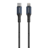Rockrose USB-C to lightning Cable Sparta CL, 27Watts, 2Mm, Black & Midnight Blue - Sparta CL2
