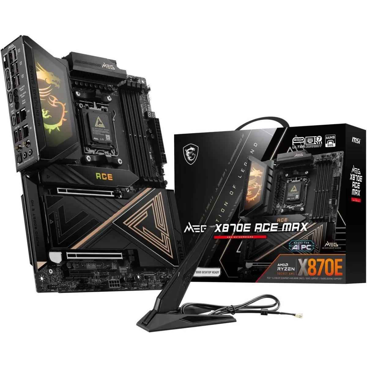 MSI MEG X870E ACE MAX (Wi-Fi 7) AMD RYZEN Series AM5/DDR5/PCIe 5.0/5xM.2 - ATX Gaming MotherBoard | MEG X870E ACE MAX |
