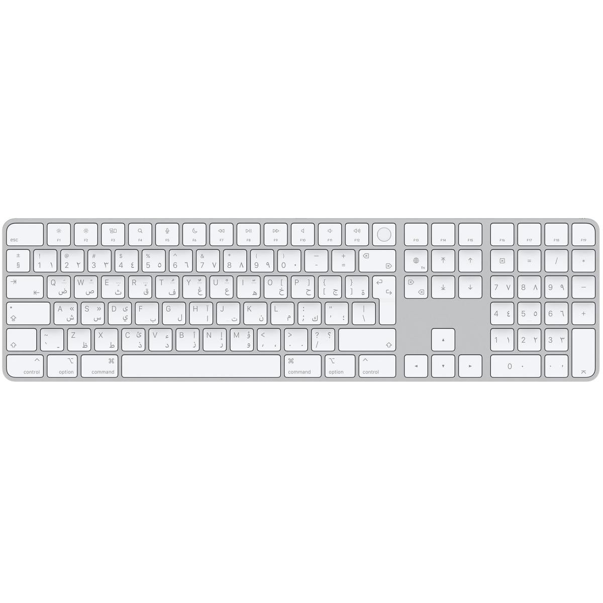 Apple Magic 2024 (usb–c) Keyboard With Touch Id And Numeric Keypad With Apple Silicon Arabic & English Layout - CompuMe