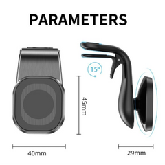 Jmary MH-72 Magnetic Silicon Clip Phone Car Holder