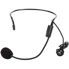 GENERIC Anti - noise Wired Head Microphone Screw Plug 3.5mm for TV Presenters, Stage Performances