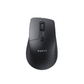 Havit MS58WB Dual-Mode Wireless Mouse – 2.4GHz + Bluetooth 5.2, 2400 DPI, Black