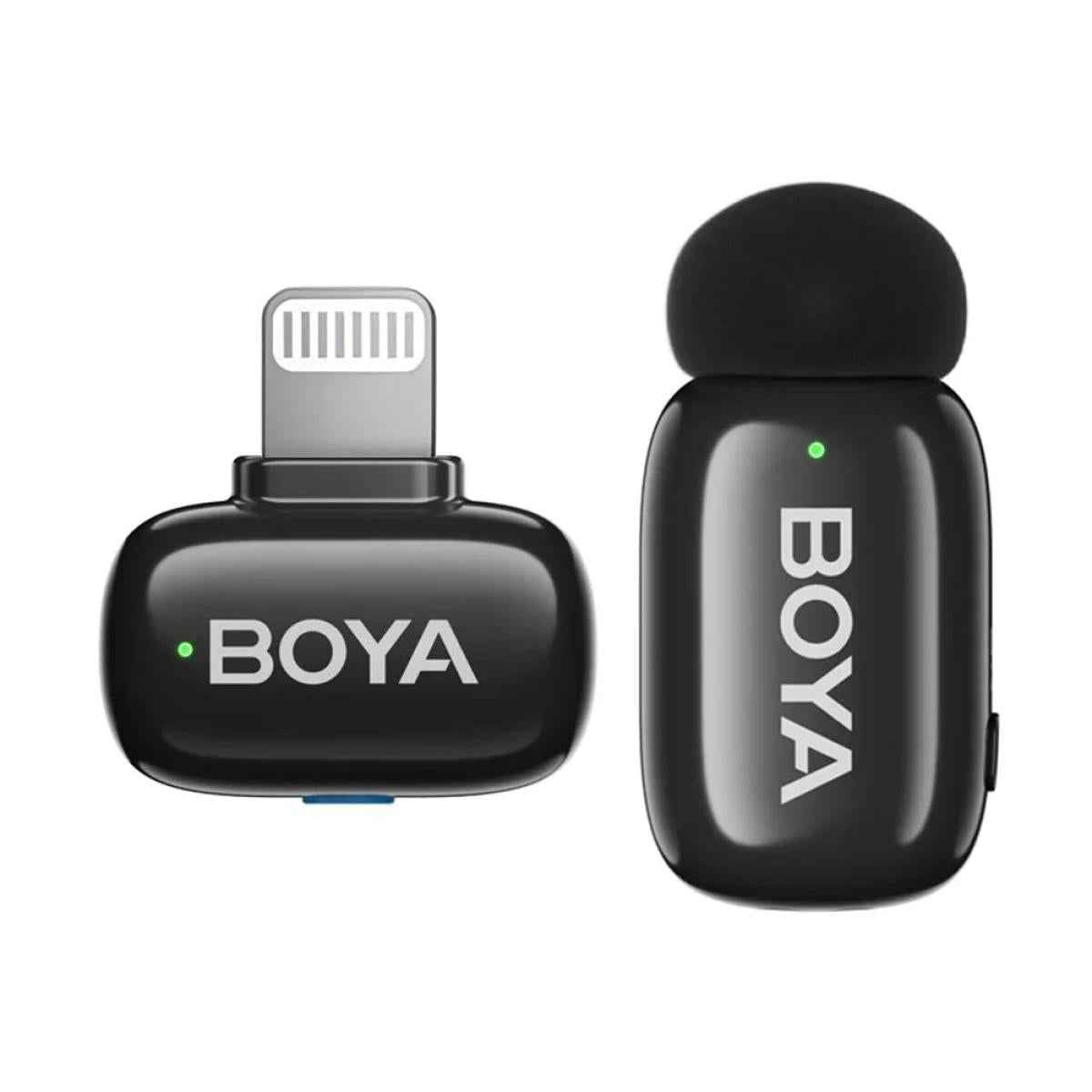 Boya Mini 16 Wireless Lavalier Microphone For Iphone, Ai Voice Change, Noise Reduce, 6h Battery Life & 328ft Range Lapel Mic For Vlogging Video Youtube Podcast Tiktok