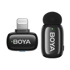 BOYA Mini-16 Wireless Lavalier Microphone for iPhone, AI Voice Change, Noise Reduce, 6H Battery Life & 328ft Range Lapel Mic for Vlogging Video Youtube Podcast TikTok