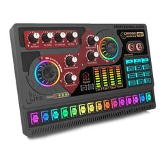 Cannon Professional 2 Channel Audio Sound Card Digital Mixer 48V