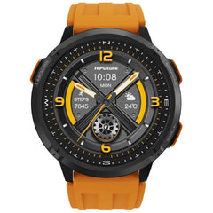 Hifuture Mix 3 Smart Watch, 1.43" Amoled Display, Powered By Dual Core Processor & Syntra Ai, 100+ Sports Modes Heart Rate & Oxygen Tracking, 3atm Waterproof, Up To 10 Days Daily Use Orange