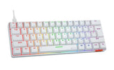 Meetion MK005 Hestia RGB 60% Mechanical Gaming Keyboard White