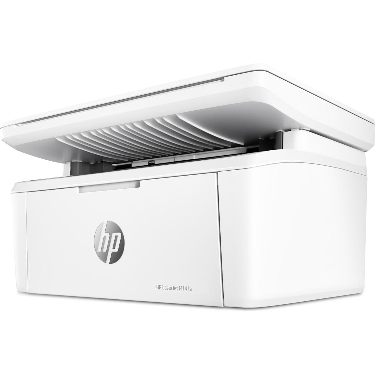 HP Laser MFP M141W Black and White Laser Multifunction 3-In-One Wireless Printer (Print, Scan, Copy) - White | 7MD74A | - CompuMe HP Laser MFP M141W Black and White Laser Multifunction 3-In-One Wireless Printer (Print, Scan, Copy) - White | 7MD74A | - CompuMe