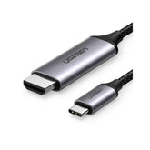 UGREEN (MM142) USB Type-C Male to HDMI Male Cable Aluminum 1.5m (Gray Black) | MM142 |