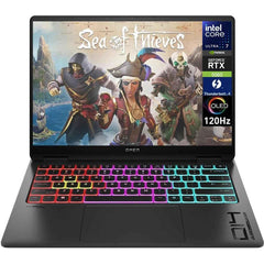 Hp Omen Transcend 14 (2025) 14 Fb1013dx New Intel Core Ultra 7 Gen Ii 255h 16 Cores W/ Nvidia Rtx™ 5060 8gb Ddr7 & 3k Oled 120hz Display , Shadow Black