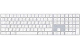 Apple Wireless Magic Keyboard with Numeric Keypad - Arabic, Slim Design, Bluetooth, Lightning Port (Lightning to USB) - White