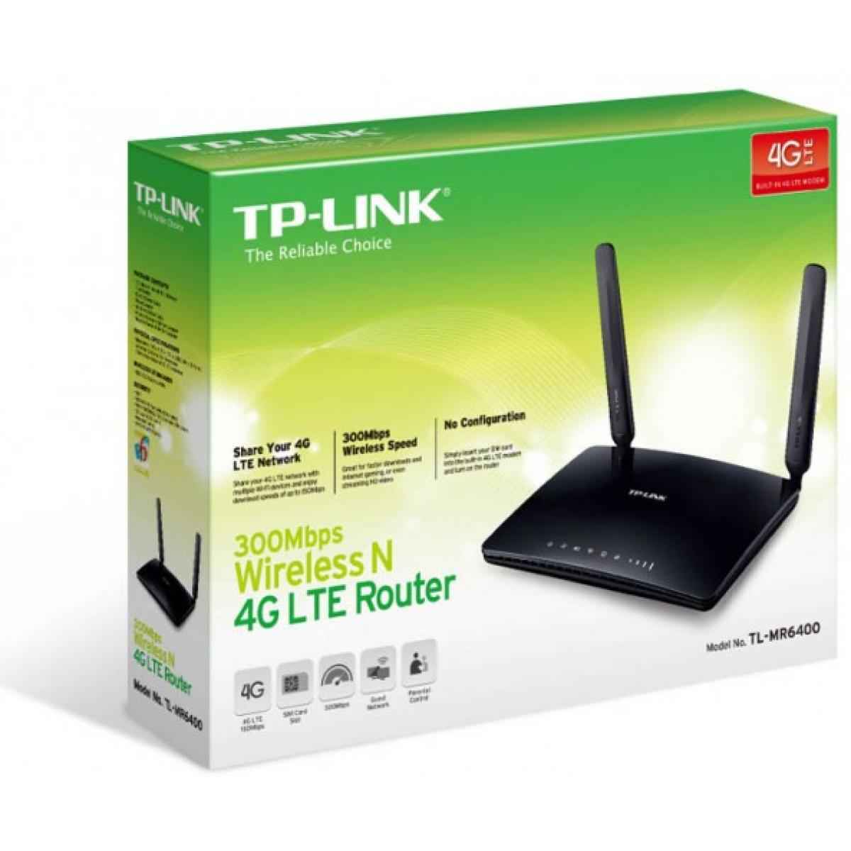 Tp Link Mr6400 300 Mbps 4g Lte Sim Slot Unlocked Wi Fi Router No Configuration Required