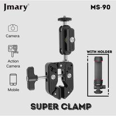 Jmary MS-90 Multi-Functional Clamp Holder for Camera or Phone