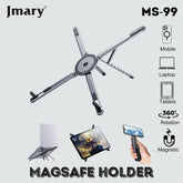 Jmary 3 in 1 Aluminum Magnetic Laptop, Tablets, Mobile Stand Adjustable - Space Gray