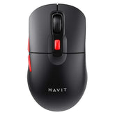 HAVIT MS59WB Dual-Mode Wireless Mouse – 2.4GHz + Bluetooth, 1600 DPI, Black