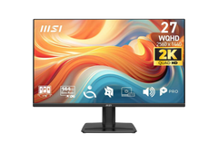 MSI PRO MP275Q E14 - 27" 2K WQHD Business Monitor, IPS, 144Hz, HDR Ready, EyesErgo Technology, 2 Years Warranty