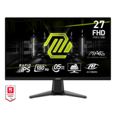 MSI Gaming Monitor MAG275F 27-inch (FHD), Flat Rapid IPS , 180Hz, 0.5ms, AI Vision with Eye care | Three Years Warranty