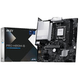 MSI PRO H810M-B, Intel Core Ultra (Series 2), LGA 1851/DDR5/PCIe 5.0/1xM.2 - mATX Gaming MotherBoard