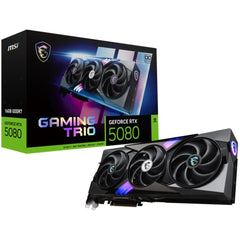 MSI GeForce RTX 5080 GAMING TRIO OC 16GB GDDR7 - Graphics Card - G5080-16GTC -