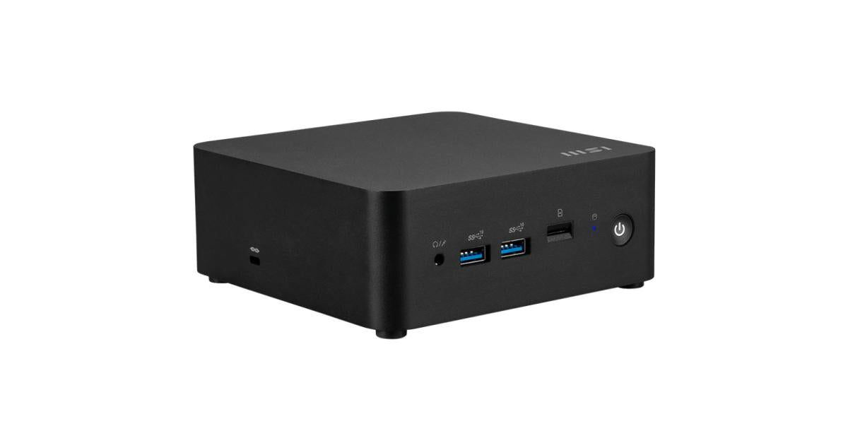 MSI Cubi 1M Mini PC NUC Intel Core 5 120U – Customizable RAM & Storage – Dual Thunderbolt™ 4, Dual 2.5G LAN, dTPM – 3-Year Warranty MSI Cubi 1M Mini PC NUC Intel Core 5 120U – Customizable RAM & Storage – Dual Thunderbolt™ 4, Dual 2.5G LAN, dTPM – 3-Year Warranty
