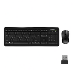 Meetion C4120 Wireless Keyboard & Mouse Combo Kit- Black
