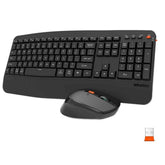 Meetion DirectorA 2.4Ghz & Bluetooth Dual Ergonomic Keyboard & Mouse Combo with gaming keyboard