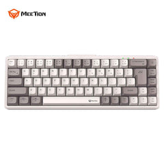 Meetion MT-MK12 Tri Mode Gaming Keyboard 65% -White