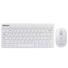 Meetion MINI4000 2.4GHz Wireless Mouse & Keyboard Combo - White with gaming keyboard