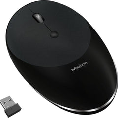 MeeTion MT-R600 2.4g Slim Rechargeable Silent Wireless Mouse -Black