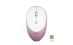 Meetion Mt R600 2.4g Slim Rechargeable Silent Wireless Mouse Rose Gold